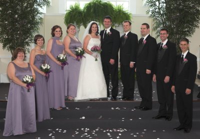 List Wedding Pictures on Wedding Party Programs  We Were All Done With Our Errands By Around